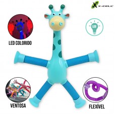 Girafa Estica com Ventosa Led BRQ-GRF X-Cell - Azul Código próprio